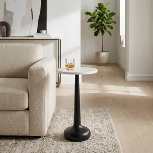 EDGELAND WHITE ACCENT TABLE 25 (IN) 2