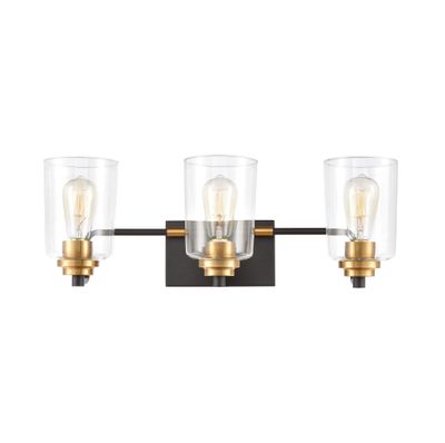 Robins 23″ Wide 3-Light Vanity Light - Matte Black