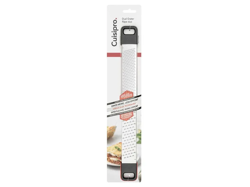 CUISIPRO Dual Grater w/feet - Coarse and Fine, SGT, 14"/35.6cm 4