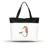 REPEAT WHALE CANVAS HIP BAG - CORAL 1