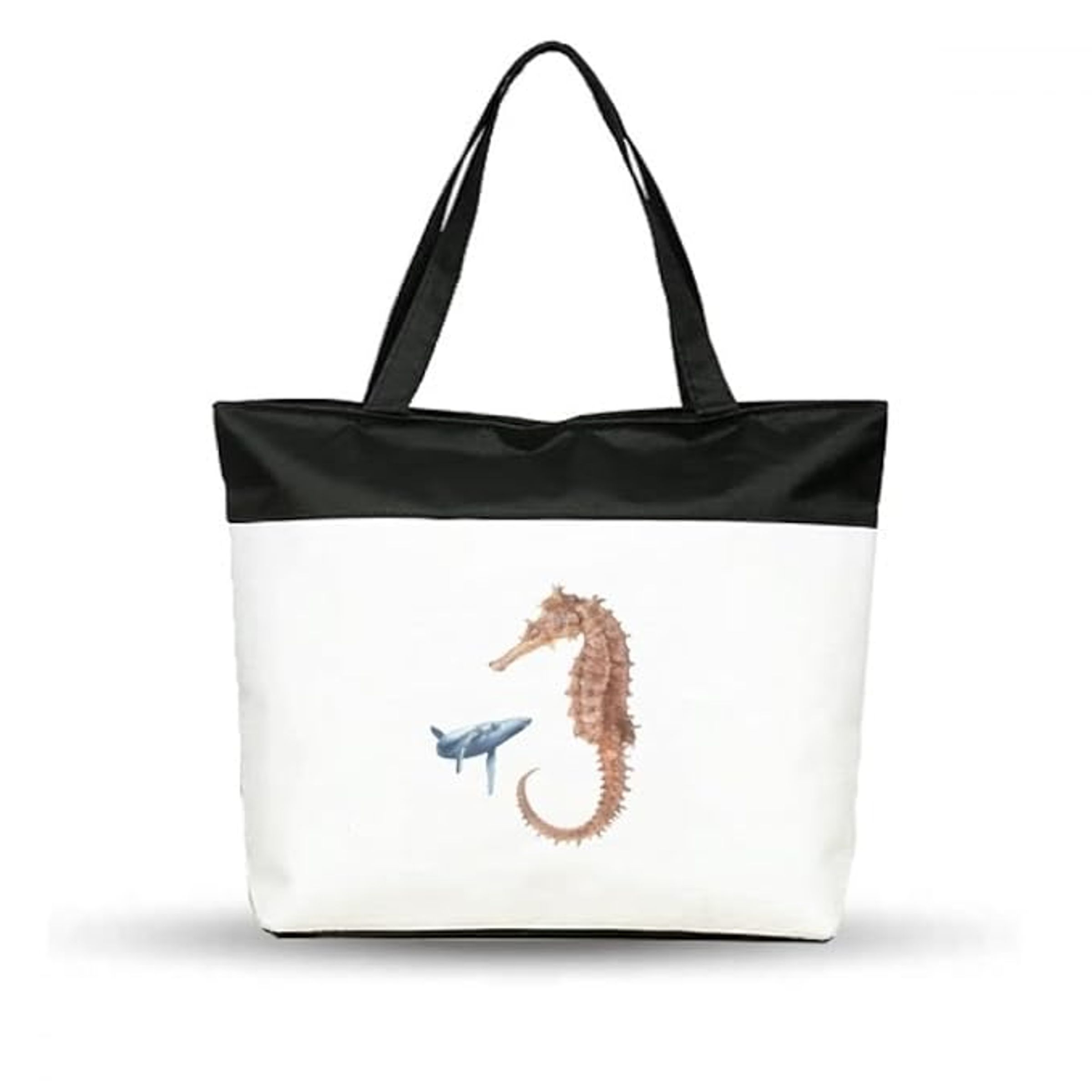 REPEAT WHALE CANVAS HIP BAG - CORAL