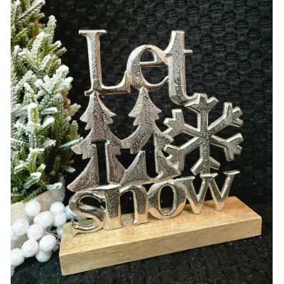 Nikel Let it Snow 7.5x8.5in