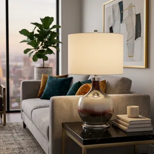 BARCLAYDALE GRAY LAMP 32 (IN) 10