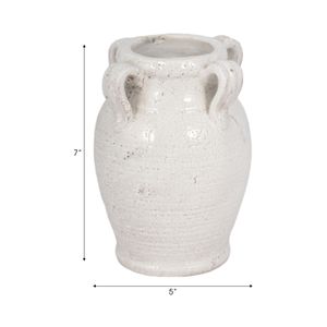 COHENWAY WHITE VASE 8 (IN) 8