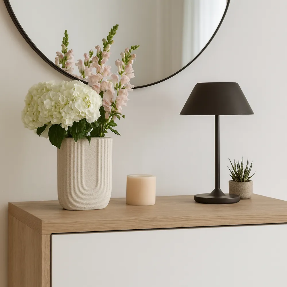 HINTONBURN IVORY VASE 8 (IN)