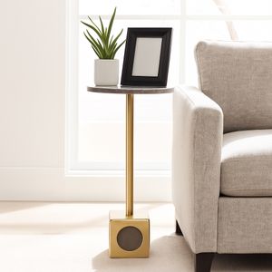 FULTONSTONE GRAY TABLE 24 (IN) 13