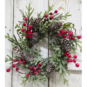 Frosty Christmas Wreath 1