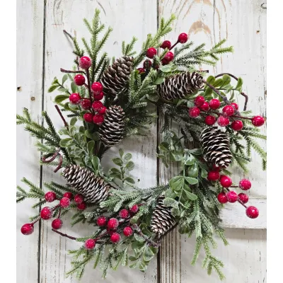 Frosty Christmas Wreath
