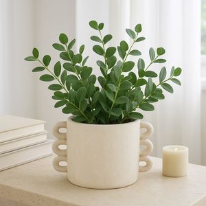 ARLOWHAVEN WHITE PLANTER 8 (IN) 11