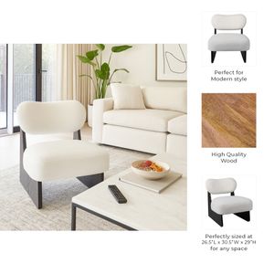 TANNERWAY WHITE CHAIR 29 (IN) 9