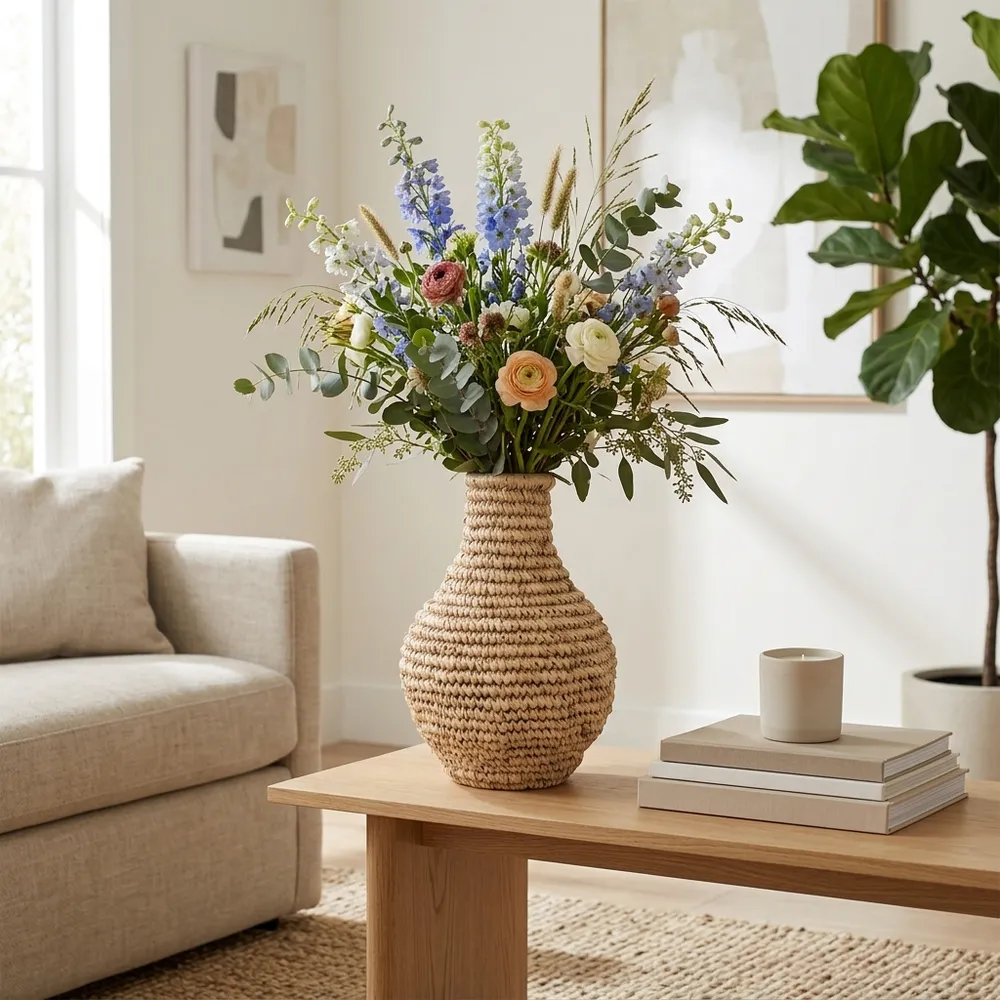 SLATERWOOD TAN VASE 13 (IN)