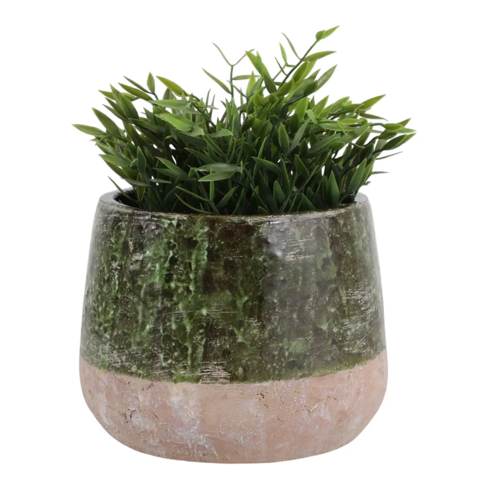 BRAMGATE GREEN PLANTER 7 (IN)