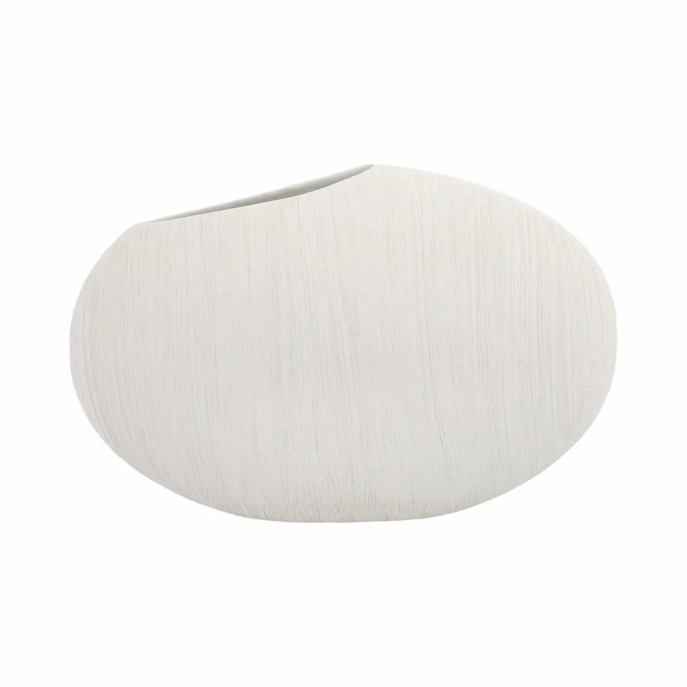 MARCHOLM WHITE VASE 11 (IN)