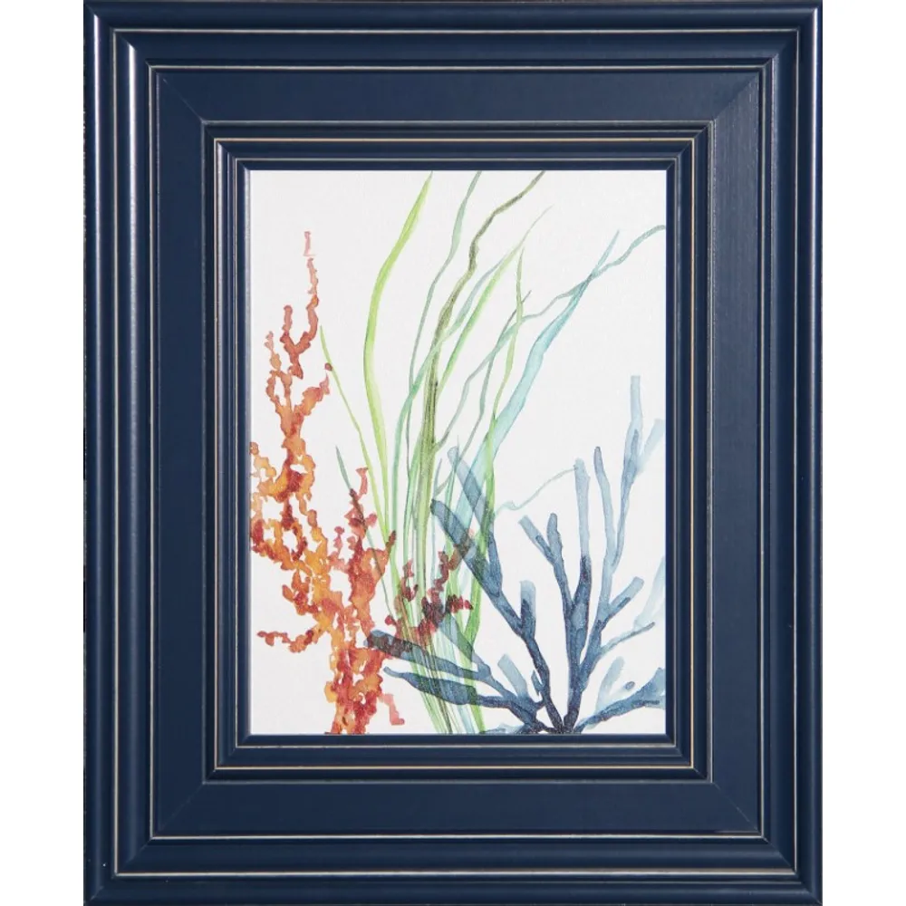 Gel Print with Dark Blue Frame