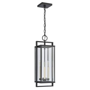 Gladwyn 8.25'' Wide 3-Light Outdoor Pendant - Matte Black 2