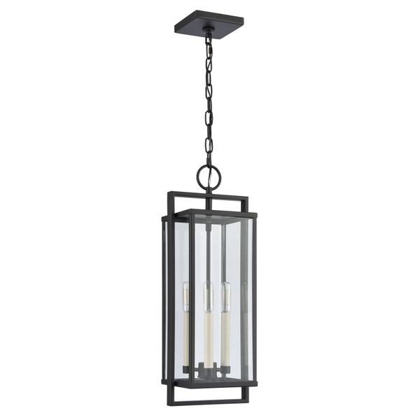 Gladwyn 8.25'' Wide 3-Light Outdoor Pendant - Matte Black