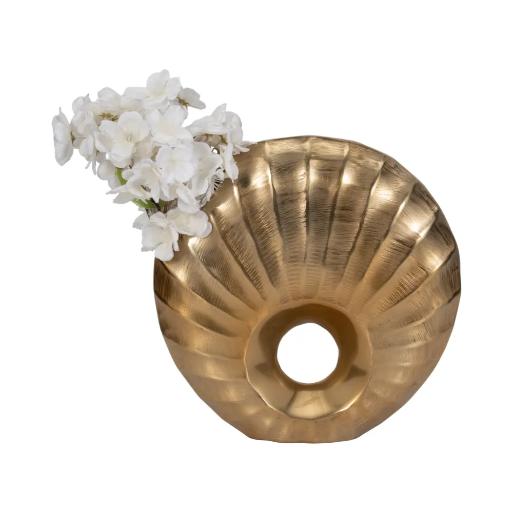 HACKETTWAY GOLD VASE 12 (IN)