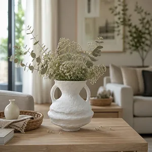 FERRIS WHITE VASE 10 (IN) 12