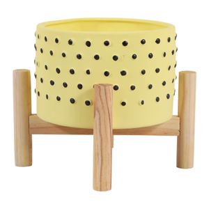 COLECREST YELLOW PLANTER 6 (IN) 5