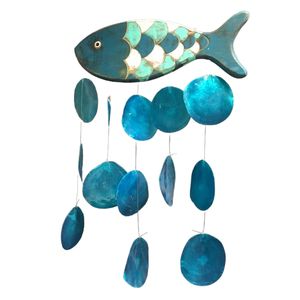 TURQUOISE FISH WITH CAPIZ 1
