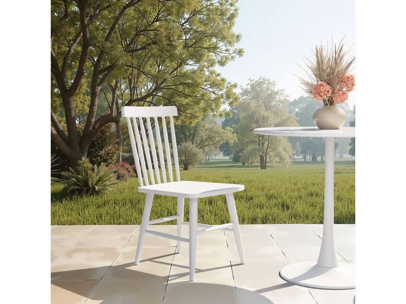 Zeilen Dining Chair White 9