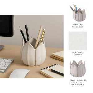 BLANTONVALE IVORY PENCIL CUP 4 (IN) 10