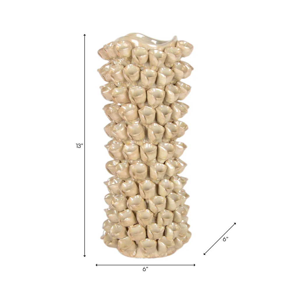 TATEOAK CREAM VASE 13 (IN)