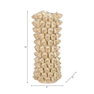 TATEOAK CREAM VASE 13 (IN) 7