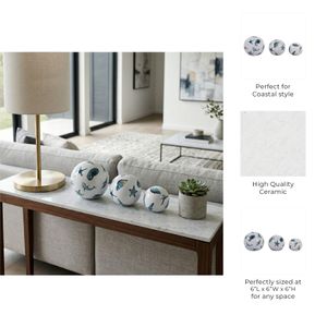 GILBERTDALE SET OF 3 BLUE ORBS 6 (IN) 11