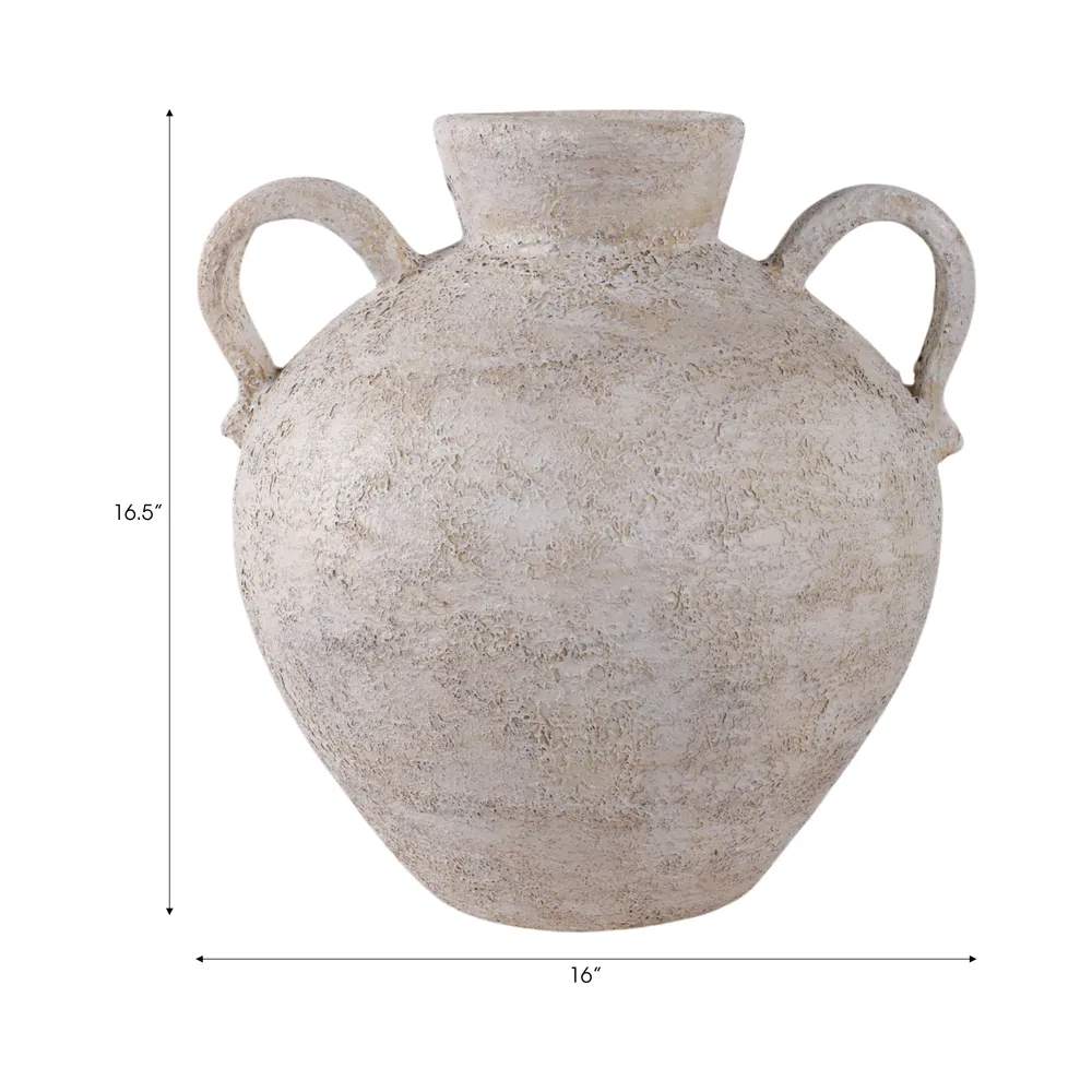 BURTONHOLM IVORY VASE 16 (IN)