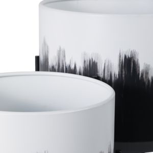 NICOLEHAM SET OF 2 WHITE PLANTER 23 (IN) 7