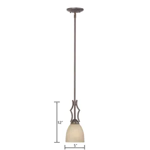 Triton 5'' Wide 1-Light Pendant - Sable Bronze 2