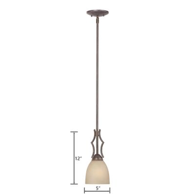 Triton 5'' Wide 1-Light Pendant - Sable Bronze