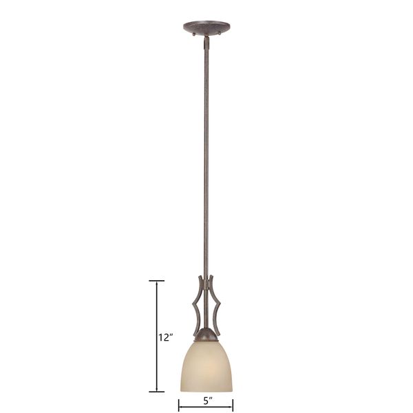 Triton 5'' Wide 1-Light Pendant - Sable Bronze