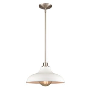 Grenville 13'' Wide 1-Light Pendant - Brushed Nickel 1