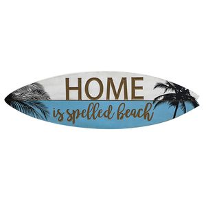 39-1/3" HOME IS SPELLED BEACH 1