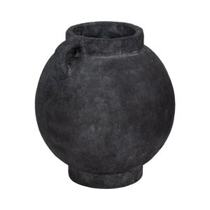 CORBINFORD BLACK VASE 10 (IN) 4
