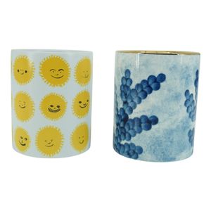 EASTONDALE SET OF 2 WHITE PENCIL CUP 5 (IN) 1