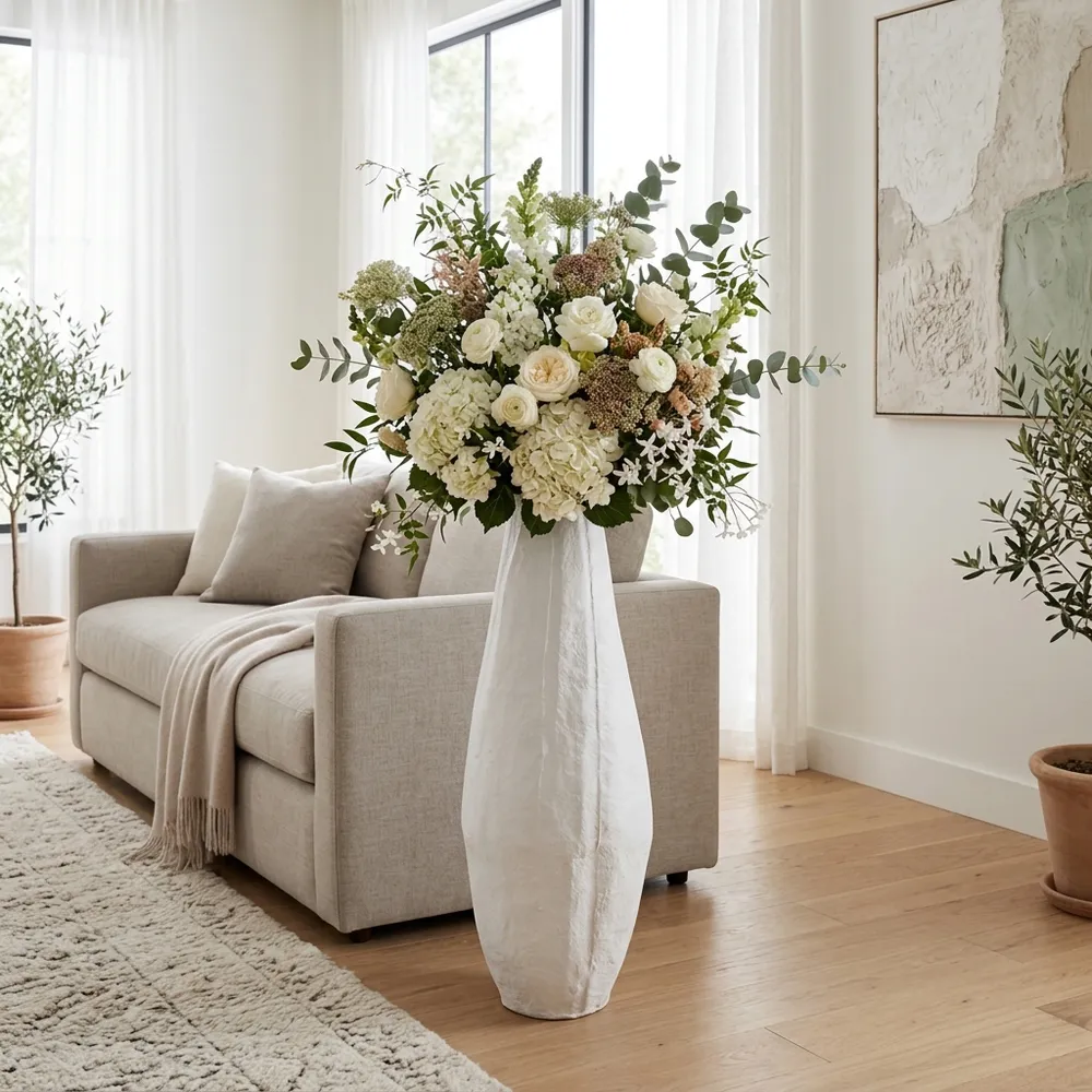FARGOGROVE TAN VASE 36 (IN)