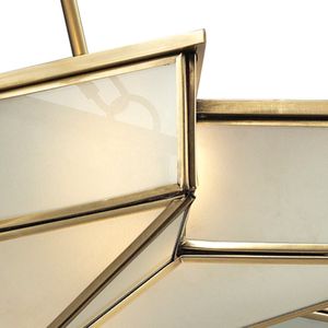 Decostar 25'' Wide 4-Light Chandelier - Brushed Brass 2
