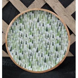 Christmas Tree Platter 10in 2