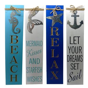 31-1/2" NAUTICAL WALL PLAQUE 4-ASST 1