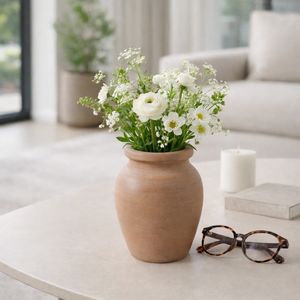HAWLEYWORTH BROWN VASE 7 (IN) 12