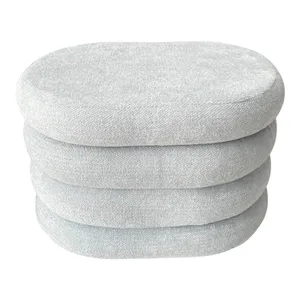 ORRMERE BLUE OTTOMAN 18 (IN) 4