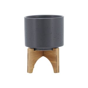 NORMAHAVEN GRAY PLANTER 7 (IN) 1