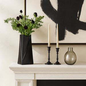 VERABROOK GRAY VASE 12 (IN) 12