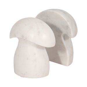 CHASEVALE SET OF 2 WHITE BOOKENDS 6 (IN) 1