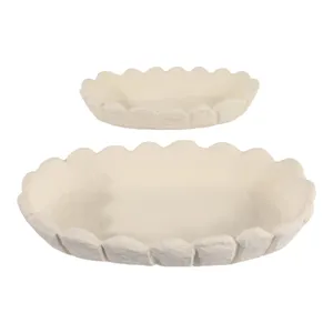 HARKENRIDGE SET OF 2 IVORY BOWLS 3 (IN) 6