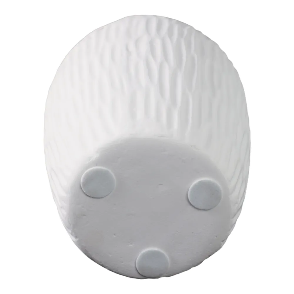 ADLERCREST WHITE VASE 8 (IN)