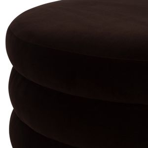 BLAKEGROVE BROWN OTTOMAN 17 (IN) 5